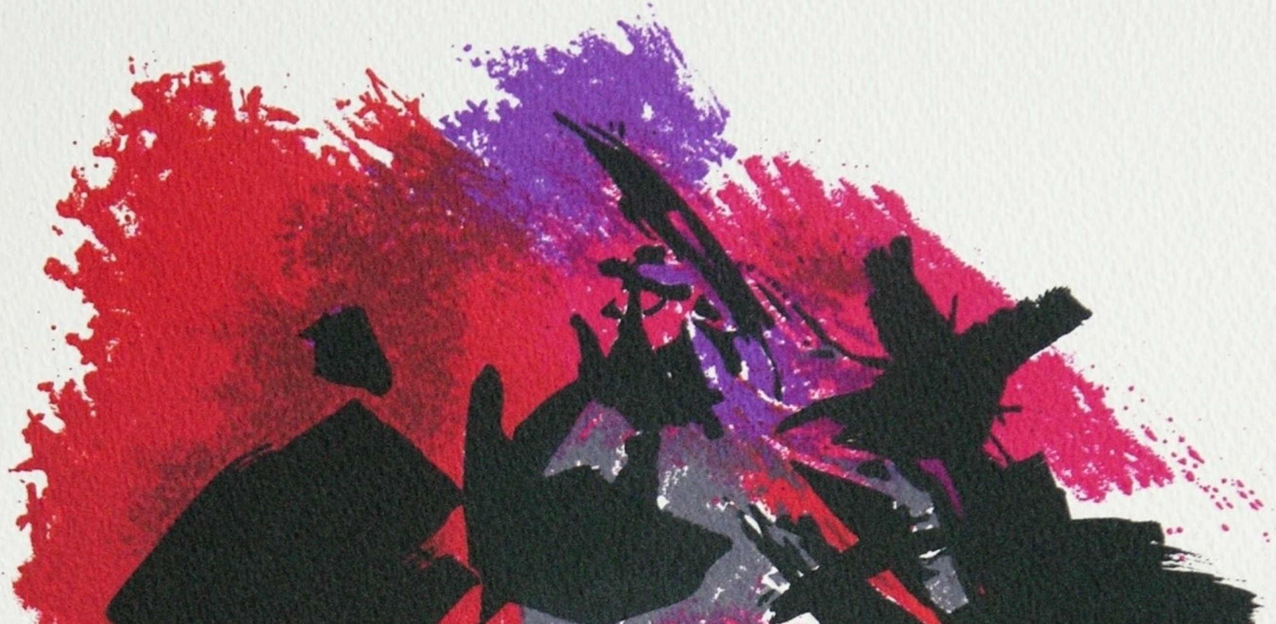 Alfred Manessier, La tache rouge, Souvenirs et portraits d'artistes, Limited Edition Lithograph