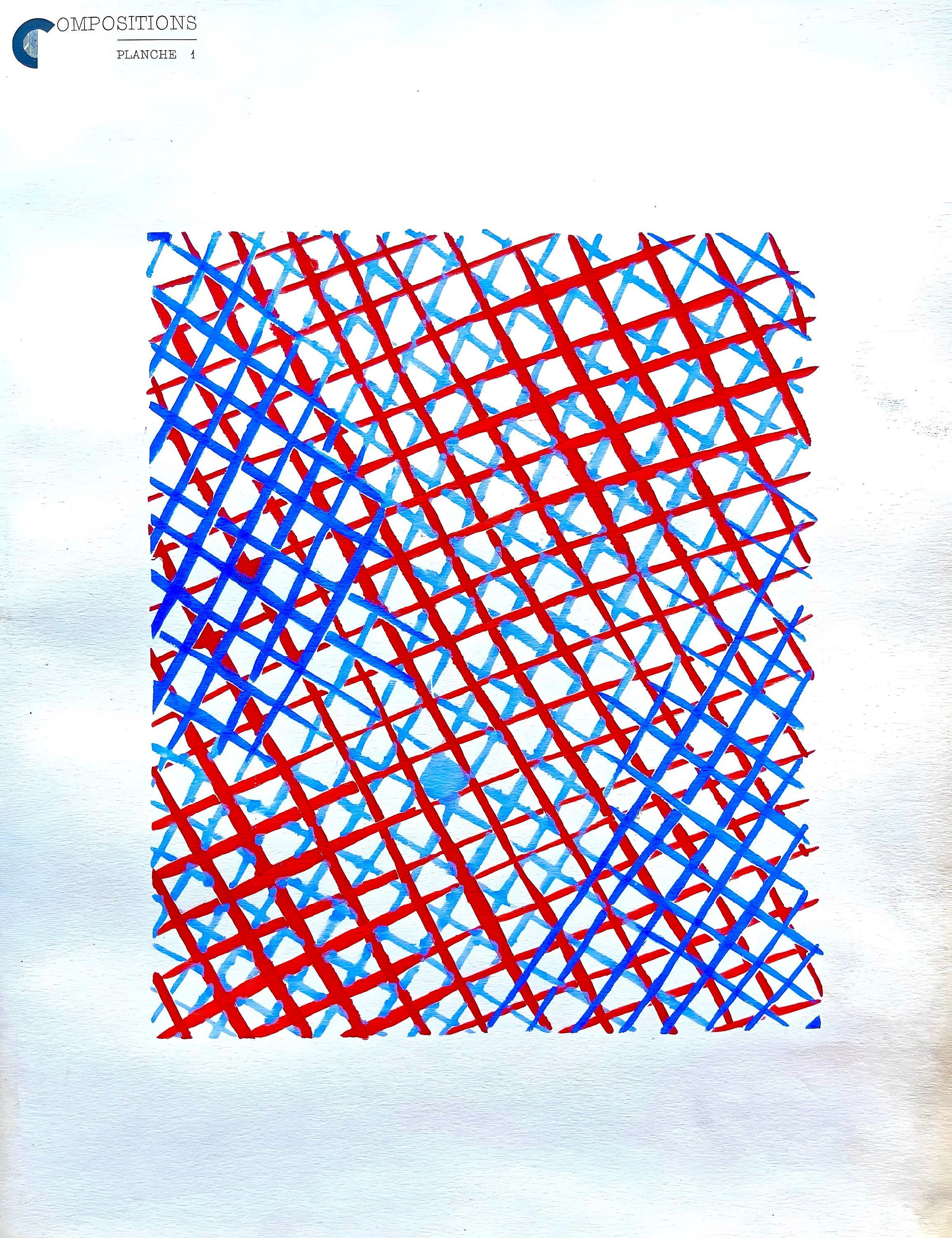 Sonia Delaunay, Planche No. 1, Compositions, couleurs, idées: Sonia Delaunay, Limited Edition Lithograph