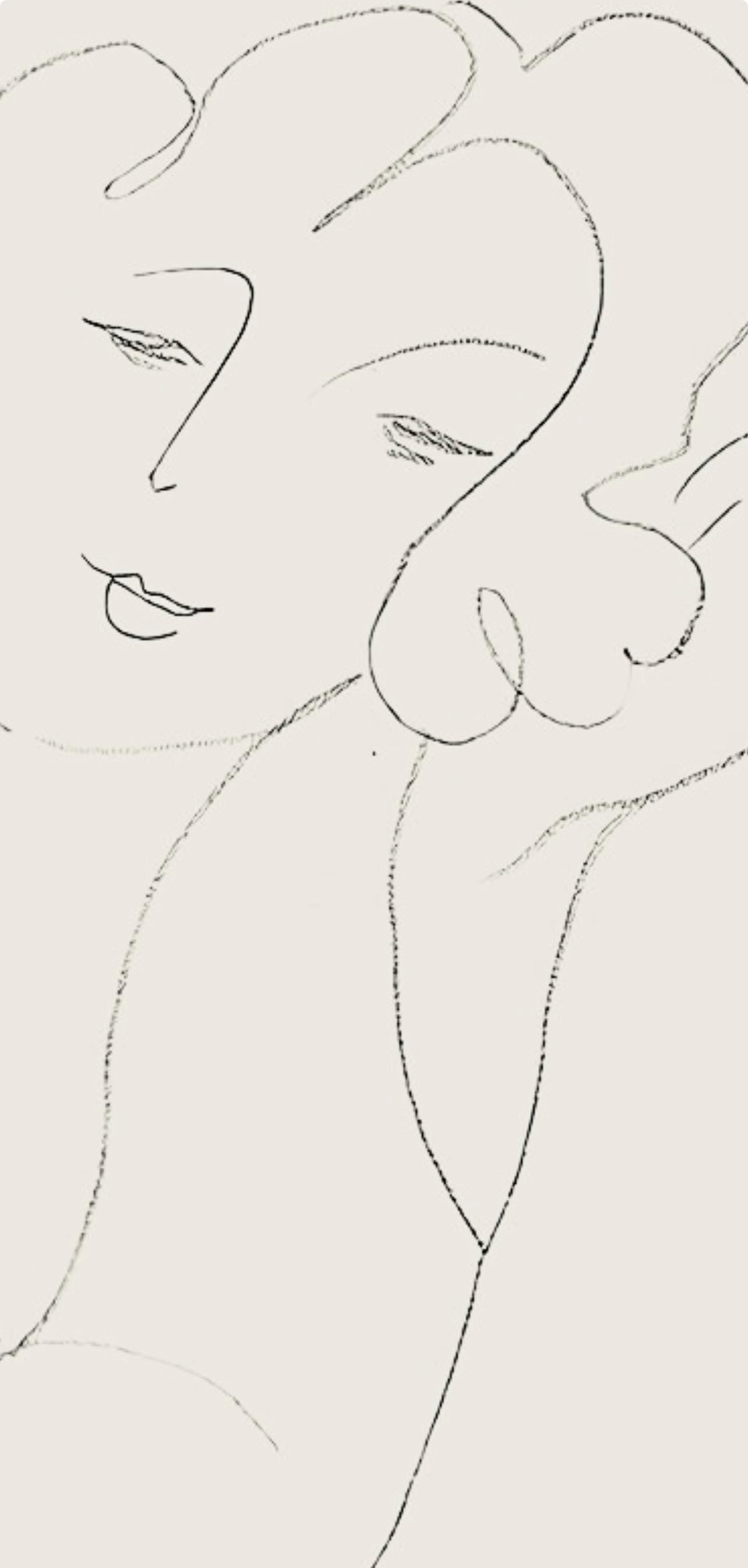Henri Matisse, Série B, var. 3 (Duthuit 9), Henri Matisse, Dessins, Thèmes et variations, Limited Edition Lithograph