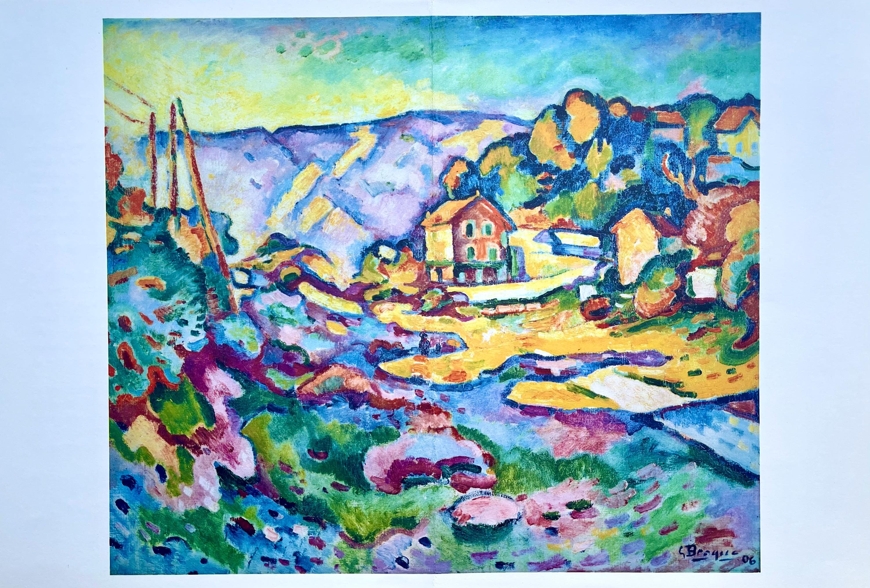 Georges Braque, L'Estaque, l’Hommage à Georges Braque, Derrière le miroir, Limited Edition Lithograph