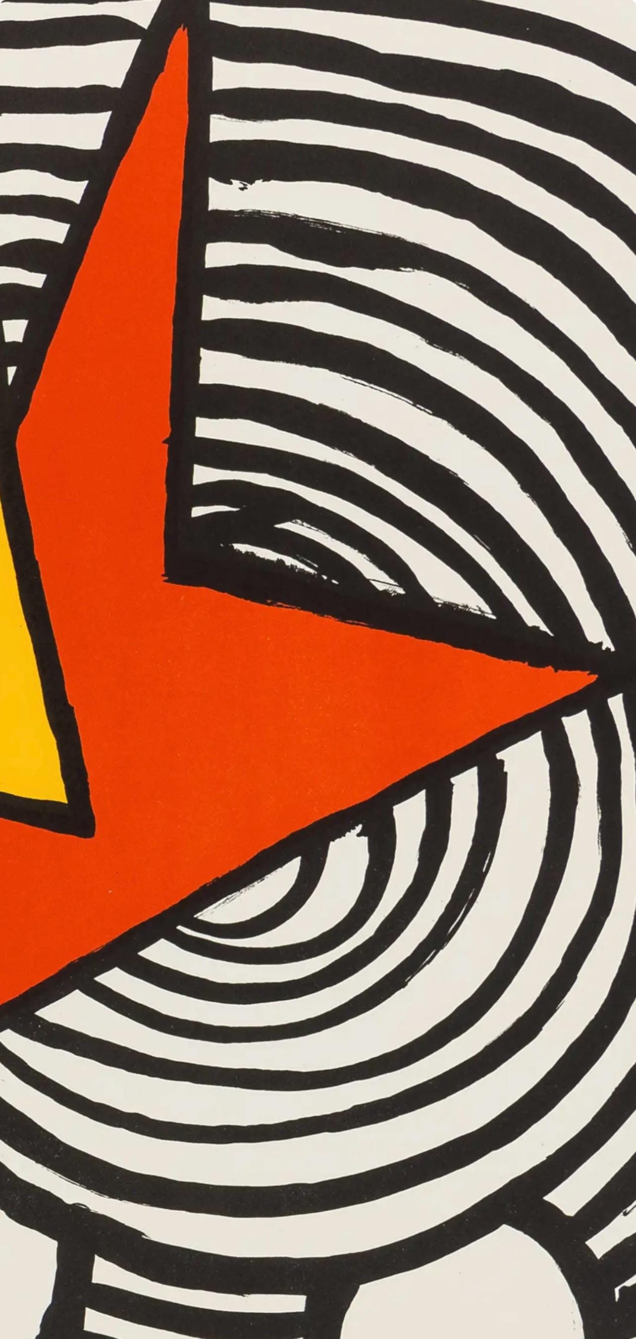 Alexander Calder, Composition, Derrière le miroir, Limited Edition Lithograph