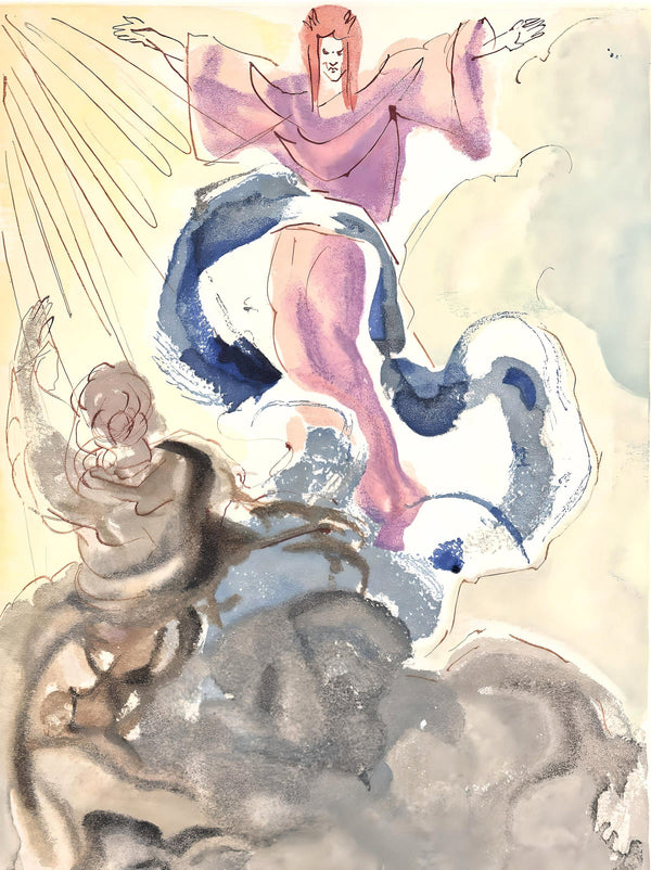 Salvador Dali, Piccarda Donati (Michler/Löpsinger 1039-1138; Field 189-200), La Divine Comédie, Limited Edition Woodcut