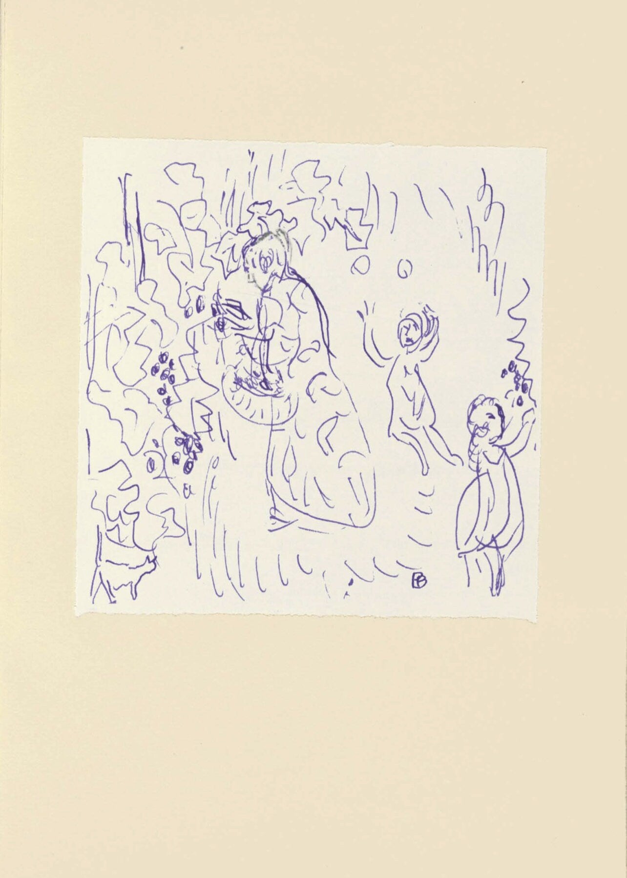 Pierre Bonnard, Composition (Terrasse 54), Pierre Bonnard Correspondences, Limited Edition Lithograph