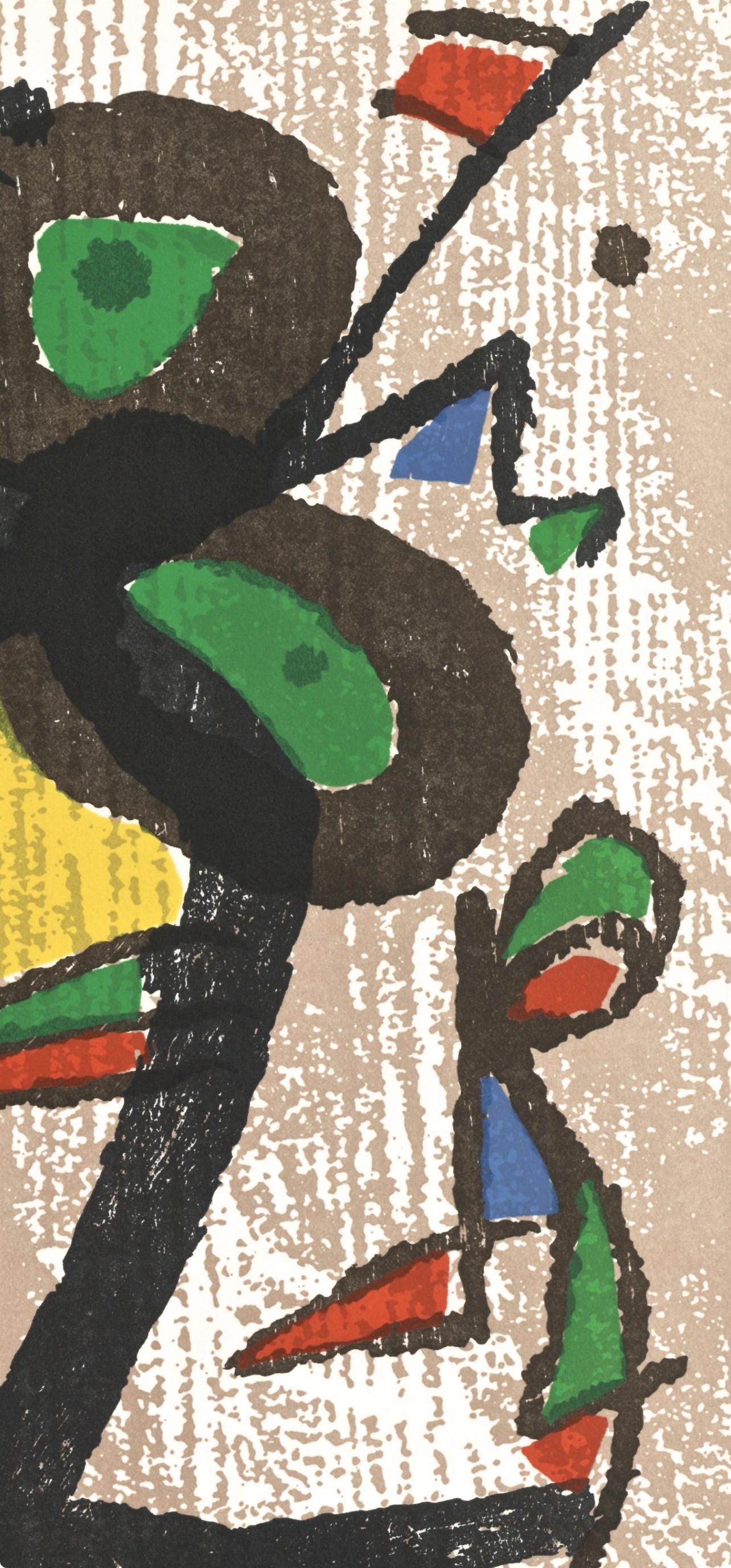 Joan Miró, Composition (Dupin 1290), Miró Graveur, Limited Edition Woodcut