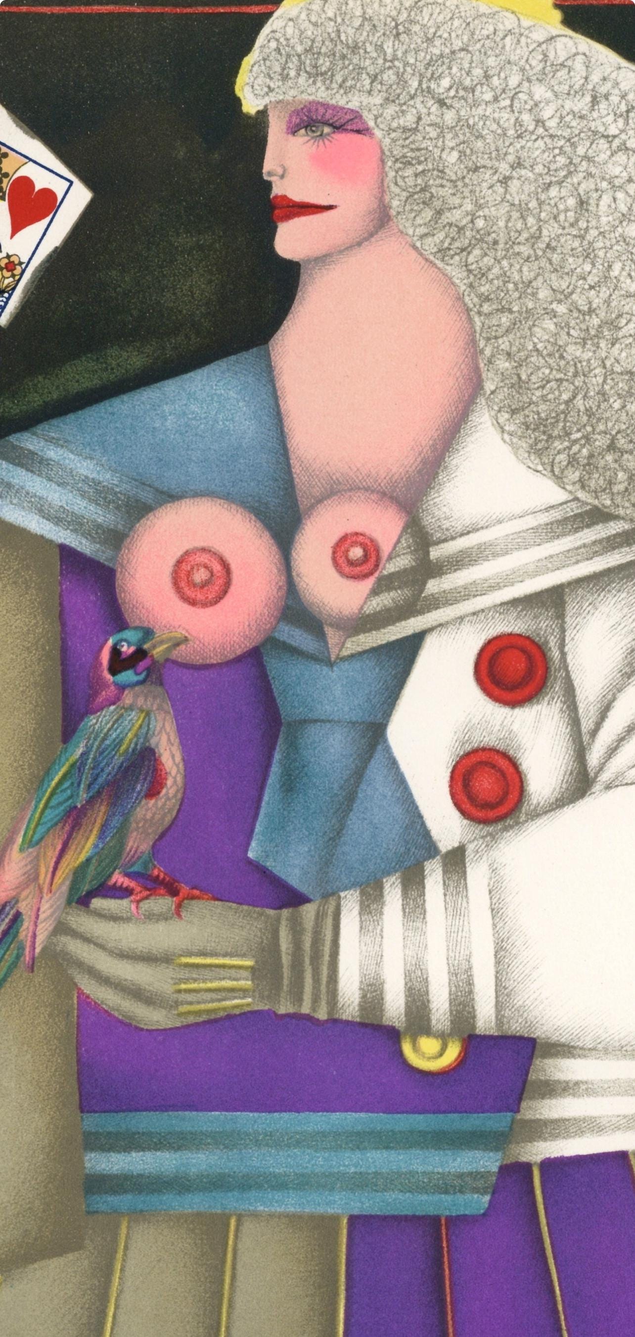 Richard Lindner, Composition, XXe siècle, Limited Edition Lithograph