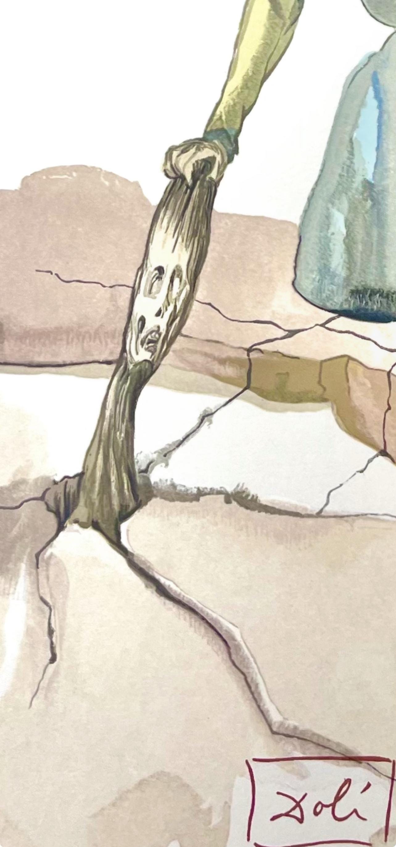Salvador Dali, Hölle XXXII (Field 189-200; Michler/Löpsinger 1039-1138), Die Göttliche Komödie, Signed, Limited Edition Woodcut