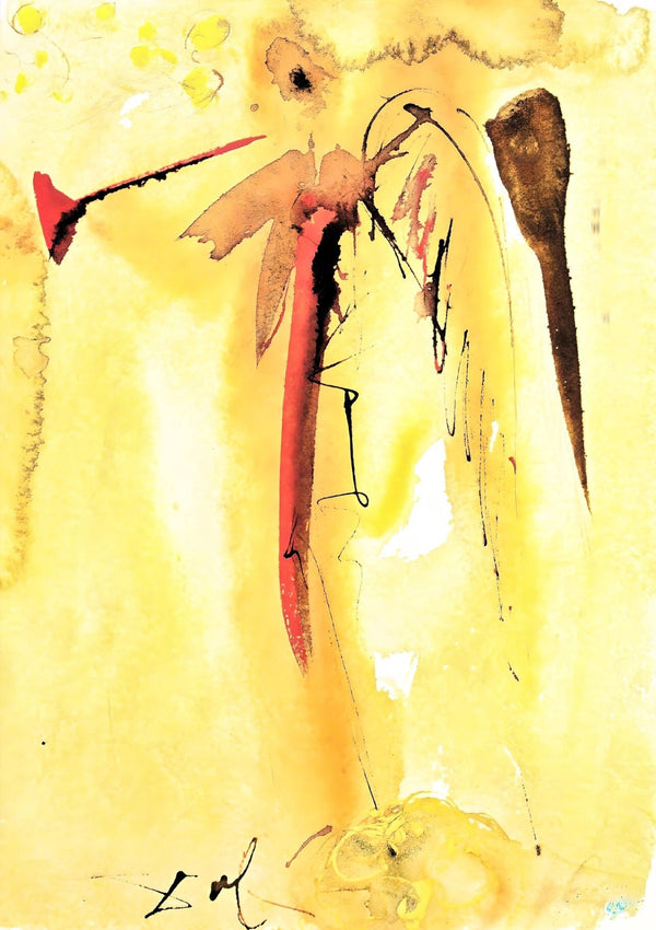 Salvador Dali, Composition (Michler/Löpsinger 1600; Field 69-3), Biblia Sacra, Limited Edition Lithograph