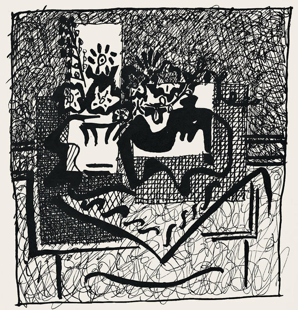 Pablo Picasso, Composition (Monod 10485), Hélène chez Archive de Illustrations de Pablo Picasso, Limited Edition Woodcut