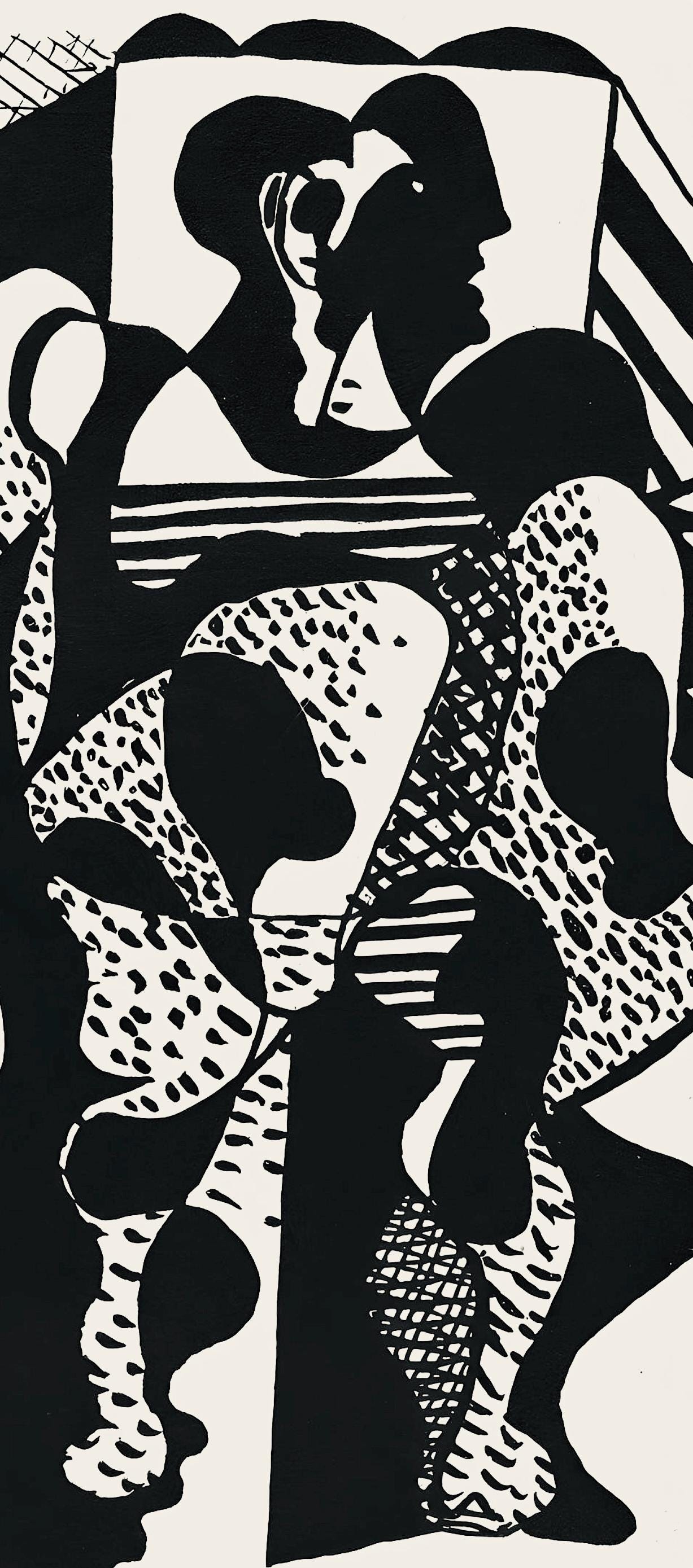 Pablo Picasso, Composition (Monod 10485), Hélène chez Archive de Illustrations de Pablo Picasso, Limited Edition Woodcut
