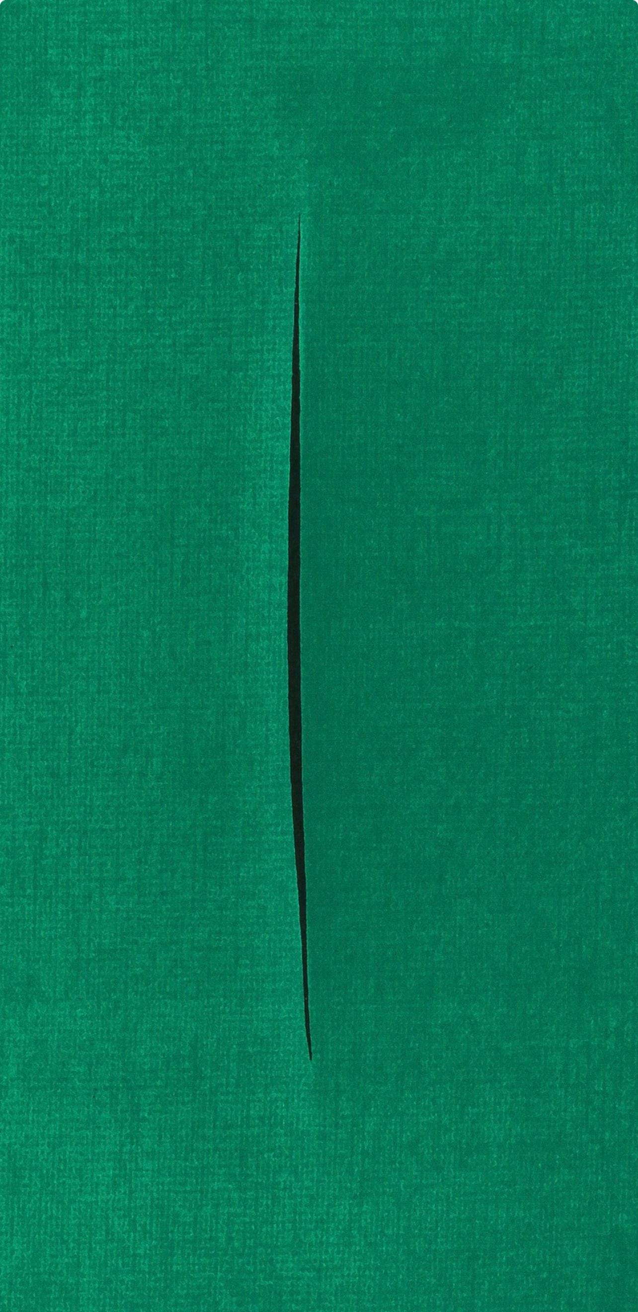 Lucio Fontana, Composition, XXe siècle, Limited Edition Lithograph