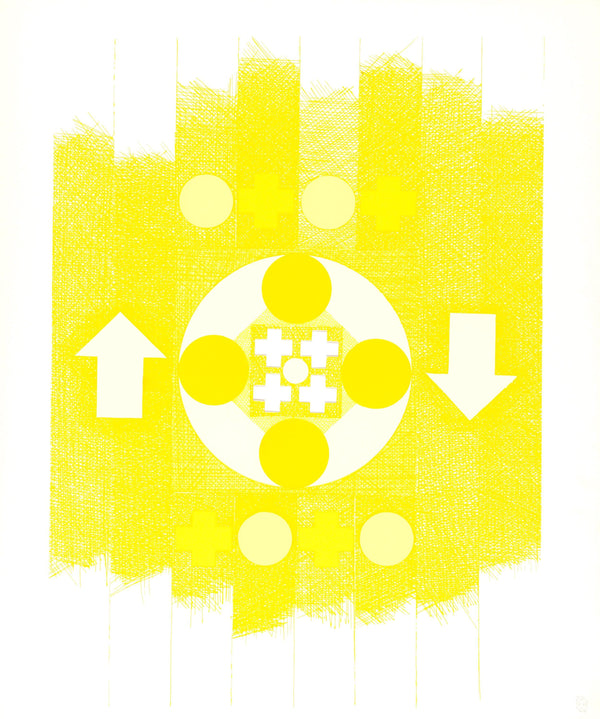 George Earl Ortman, X + X, Ten Works by Ten Painters, Limited Edition Silkscreen