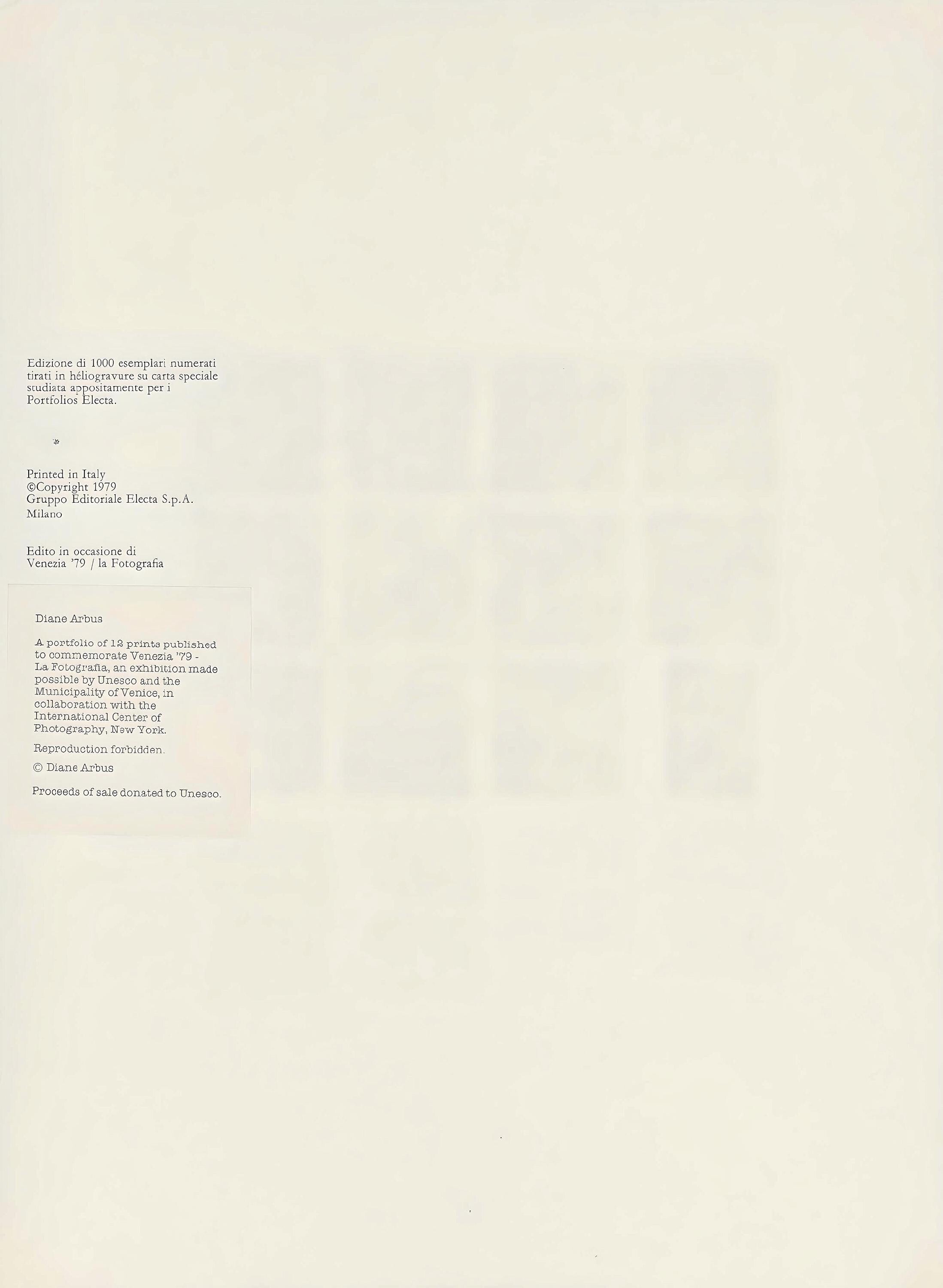 Diane Arbus, Composition, Diane Arbus, Electa Editrice Portfolios, Limited Edition Héliogravure