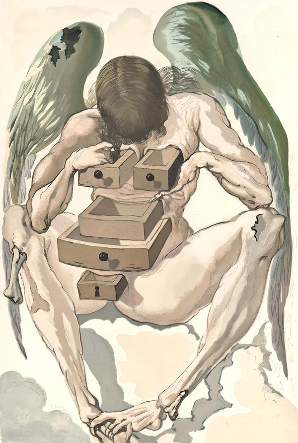 Salvador Dali, The reign of the Penitents (Michler/Löpsinger 1039-1138; Field 189-200), La Divine Comédie, Limited Edition Woodcut