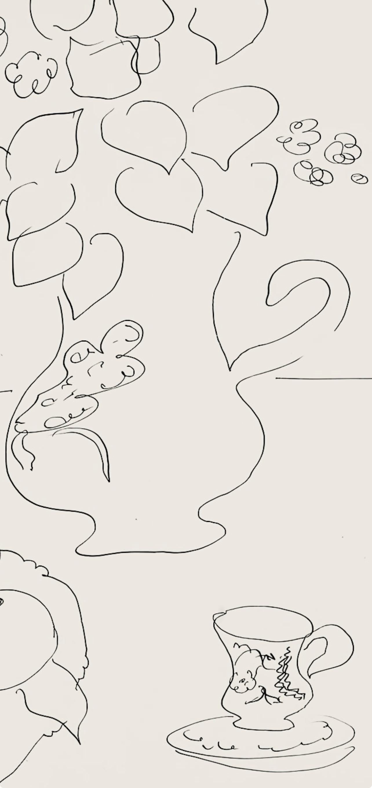 Henri Matisse, Série A, var. 5 (Duthuit 9), Henri Matisse, Dessins, Thèmes et variations, Limited Edition Lithograph