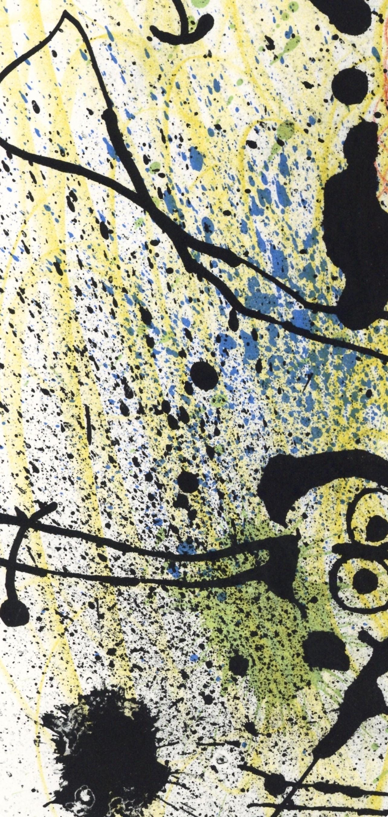 Joan Miró, Composition (Mourlot 457), Derrière le miroir, Limited Edition Lithograph