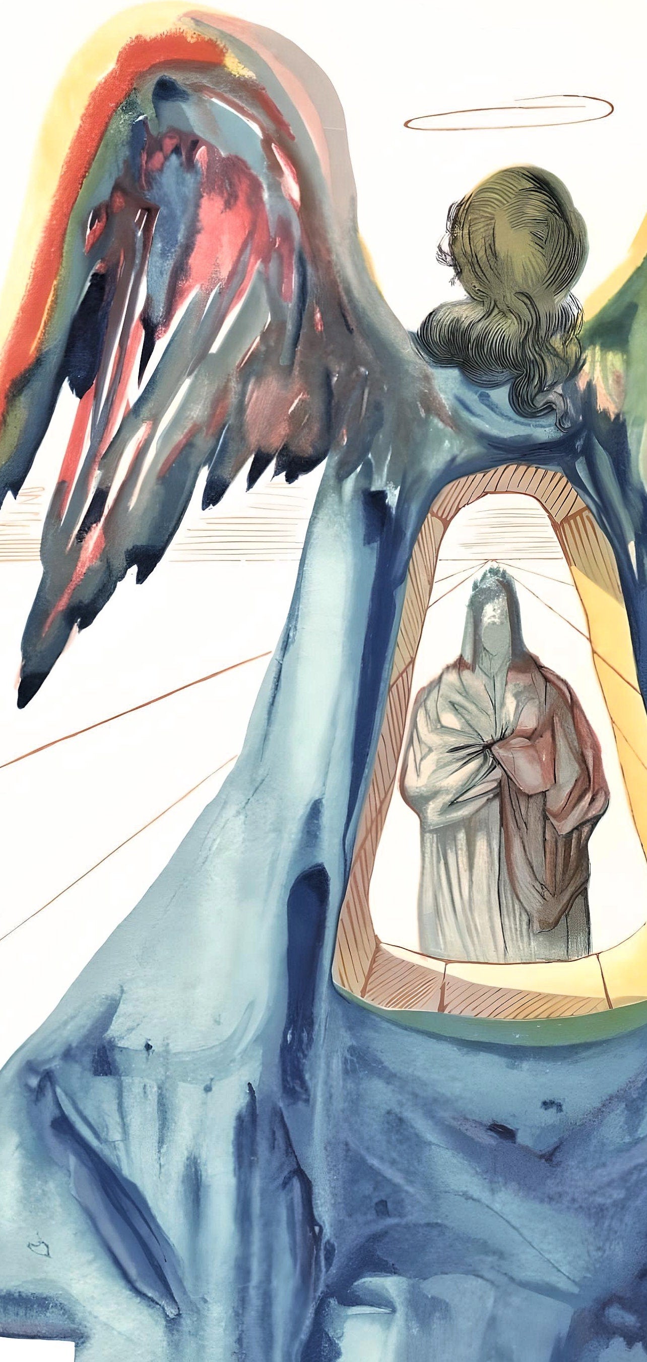 Salvador Dali, Dante Purified (Michler/Löpsinger 1039-1138; Field 189-200), La Divine Comédie, Limited Edition Woodcut