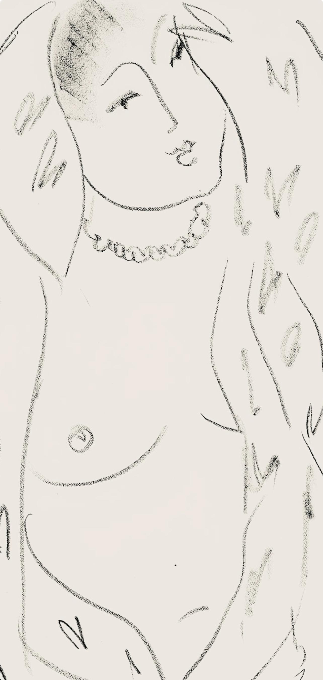 Henri Matisse, Série L, var. 18 (Duthuit 9), Henri Matisse, Dessins, Thèmes et variations, Limited Edition Lithograph