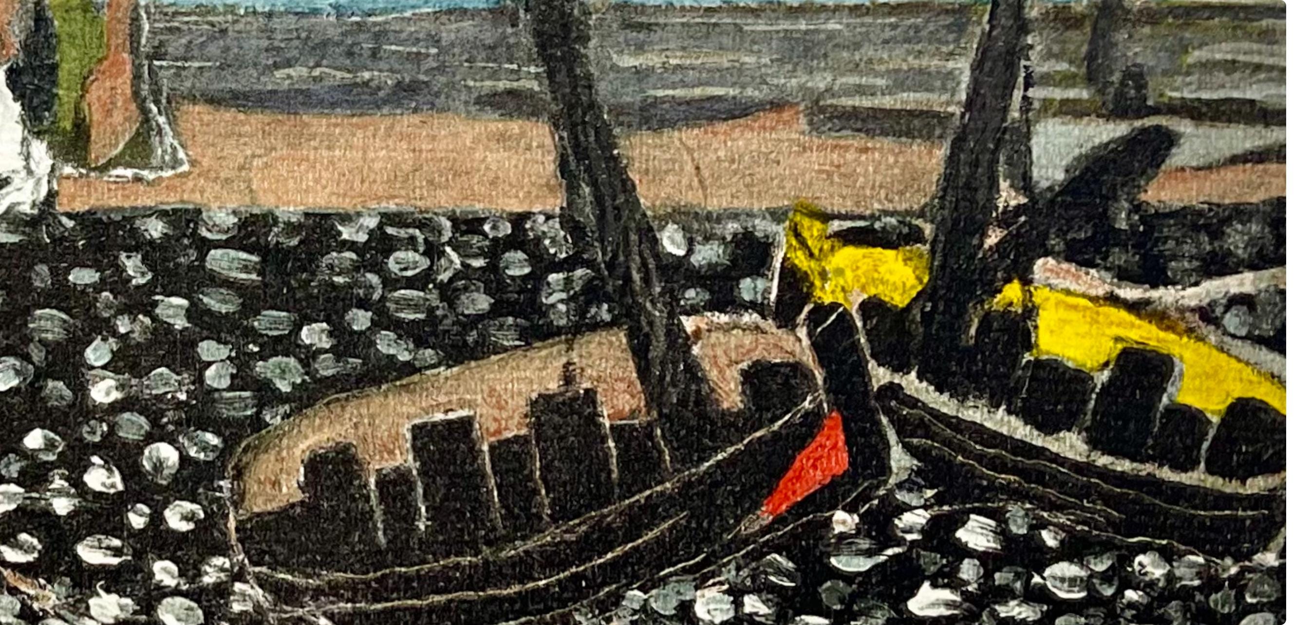 Georges Braque, Les barques bleues, Varengeville, Limited Edition Lithograph