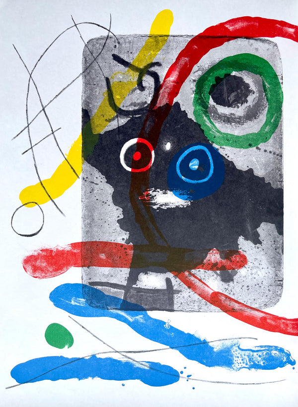 Joan Miró, Composition (Cramer 102; Mourlot 428-449), Derrière le miroir, Limited Edition Lithograph