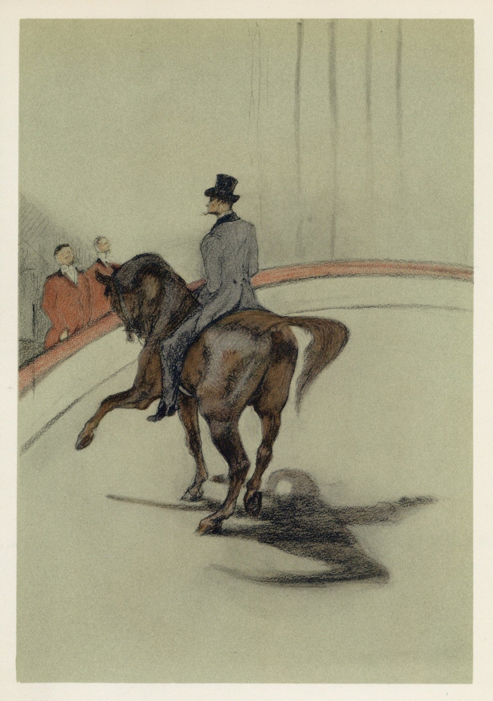 Henri de Toulouse-Lautrec, Haute École, The Circus by Toulouse-Lautrec, Limited Edition Lithograph