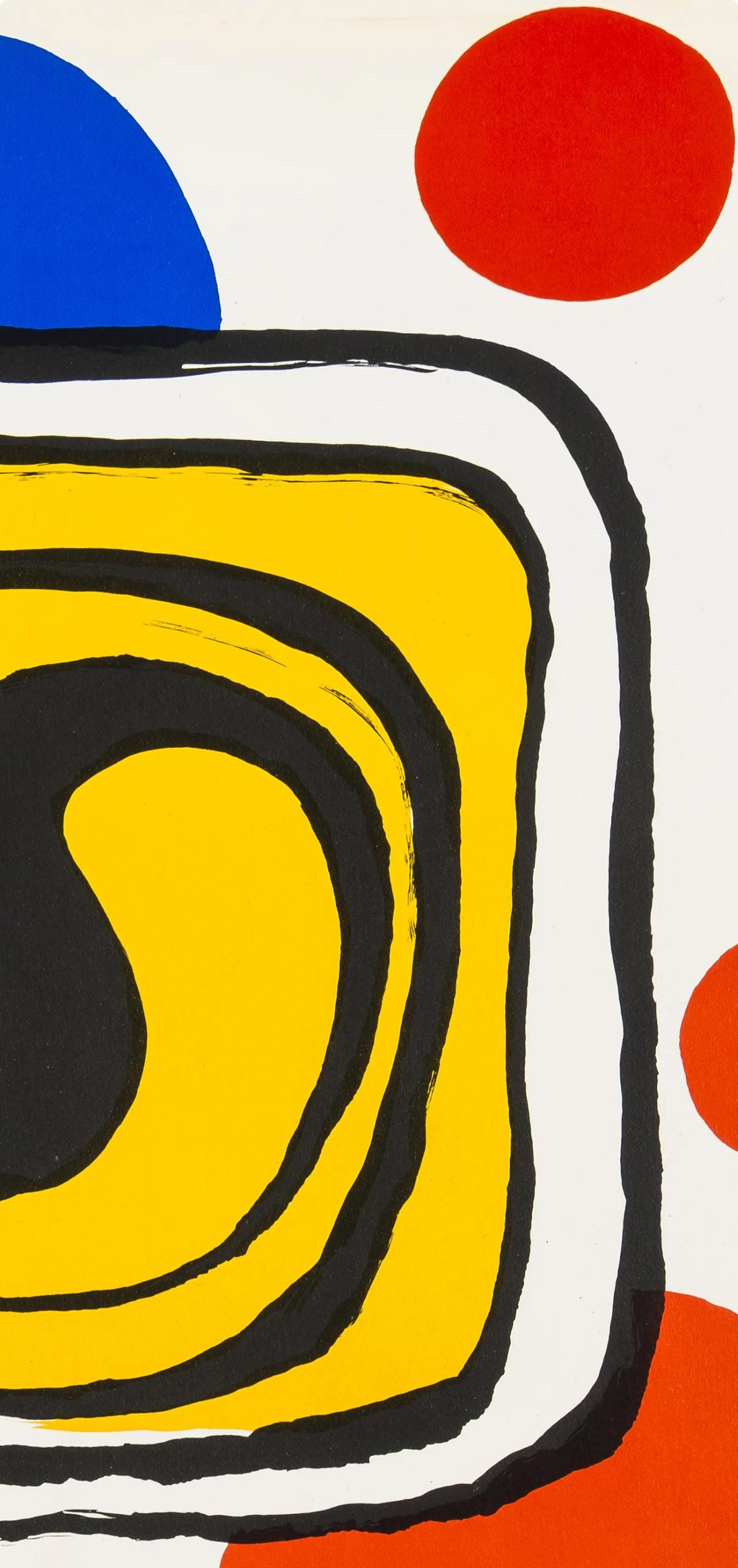 Alexander Calder, Composition, Derrière le miroir, Limited Edition Lithograph