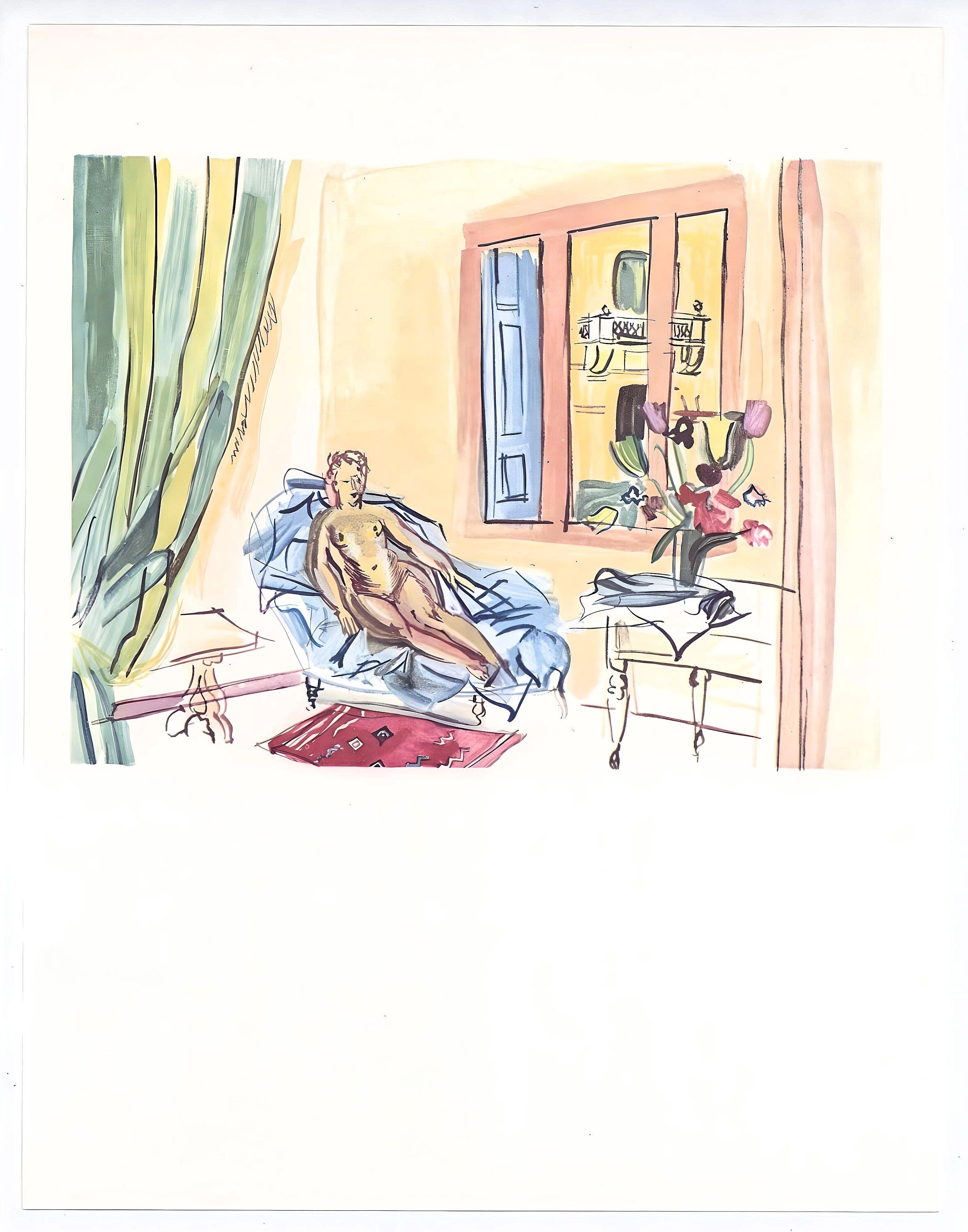 Raoul Dufy, L'atelier de Perpignan, Vacances forcées