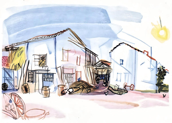 Raoul Dufy, Le charron de Montsaunès, Vacances forcées