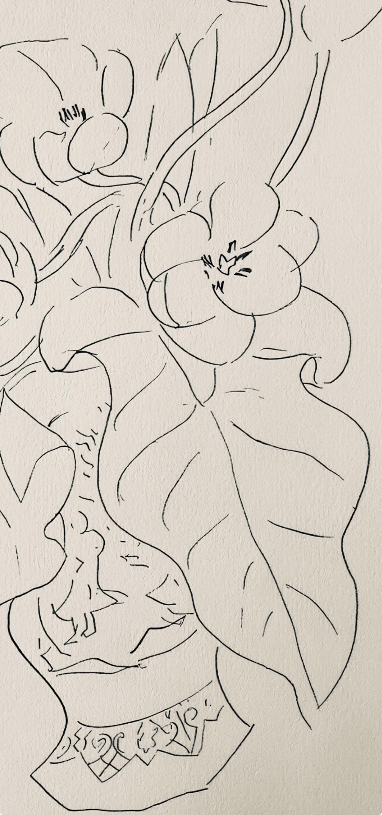 Henri Matisse, Composition, Dessins de Matisse, Hommage nº2, Limited Edition Lithograph