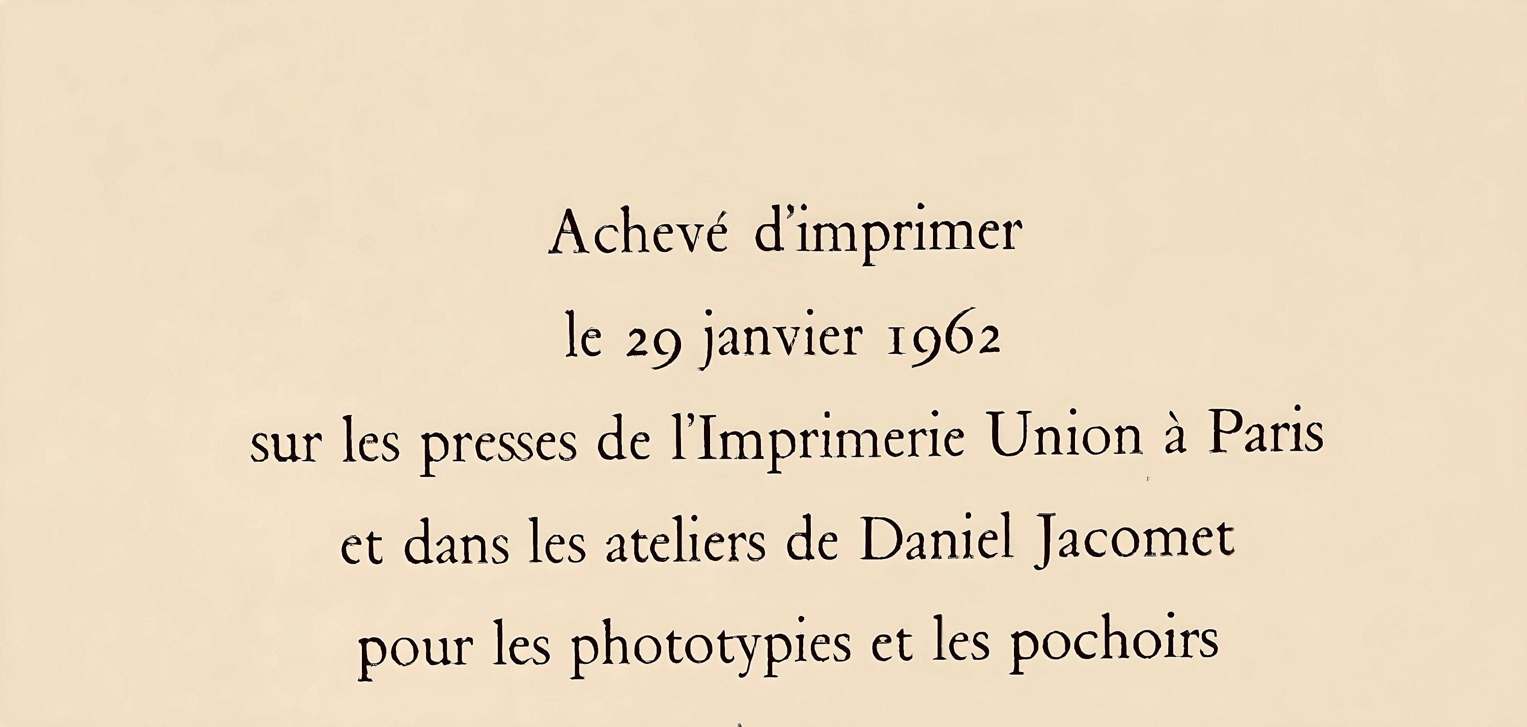 Pablo Picasso, Composition (Bloch 112; Kibbey 1466; Goeppert 115), Diurnes Découpages et Photographies, Limited Edition Phototype