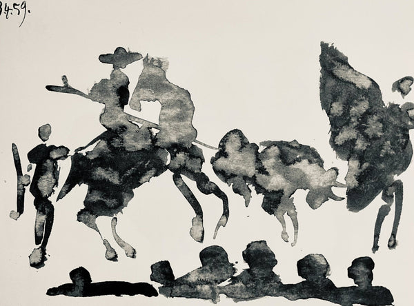 Pablo Picasso, Composition (Bloch 1276; Czwiklitzer 23), Toros y Toreros, Limited Edition Lithograph