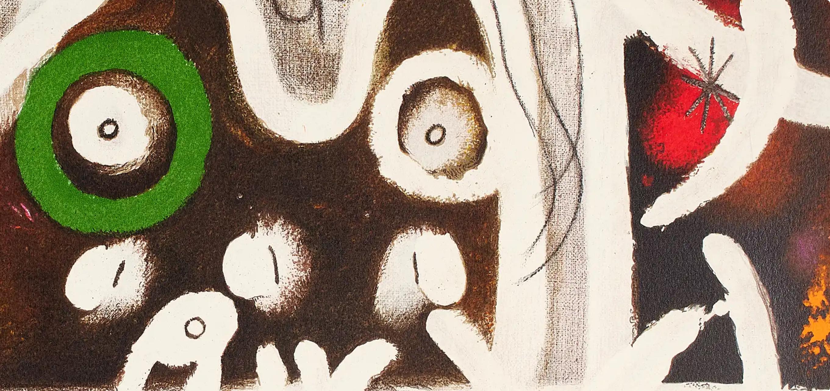 Joan Miró, Composition, Limited Edition Lithograph