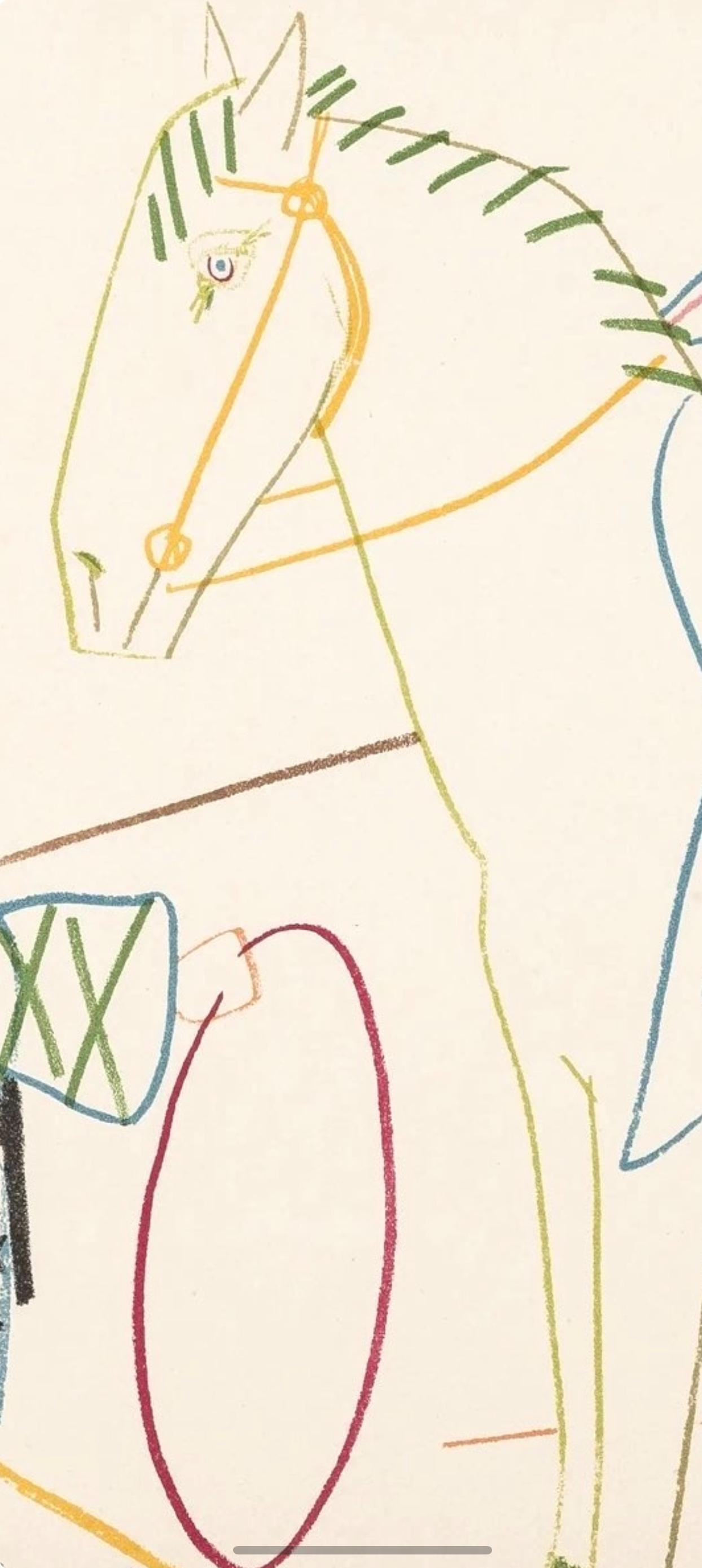 Pablo Picasso, Composition, Picasso and the Human Comedy, Verve: Revue Artistique et Littéraire, Limited Edition Lithograph