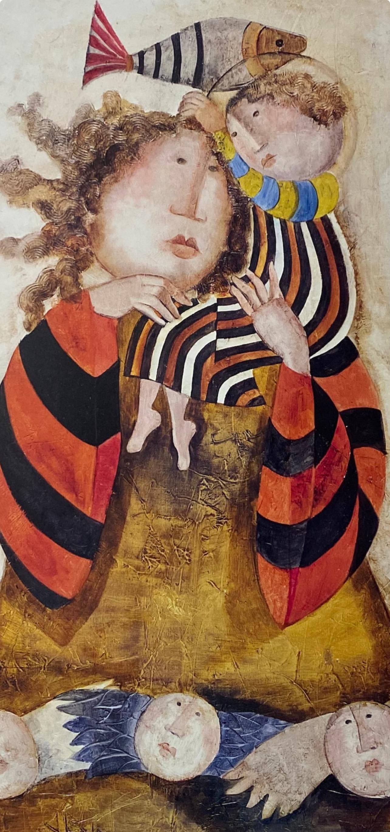 Graciela Rodo Boulanger, Madone du Lac, Original Edition Offset Lithograph