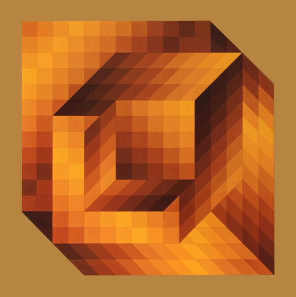 Victor Vasarely, Composition, Progressions III, Limited Edition Héliogravure