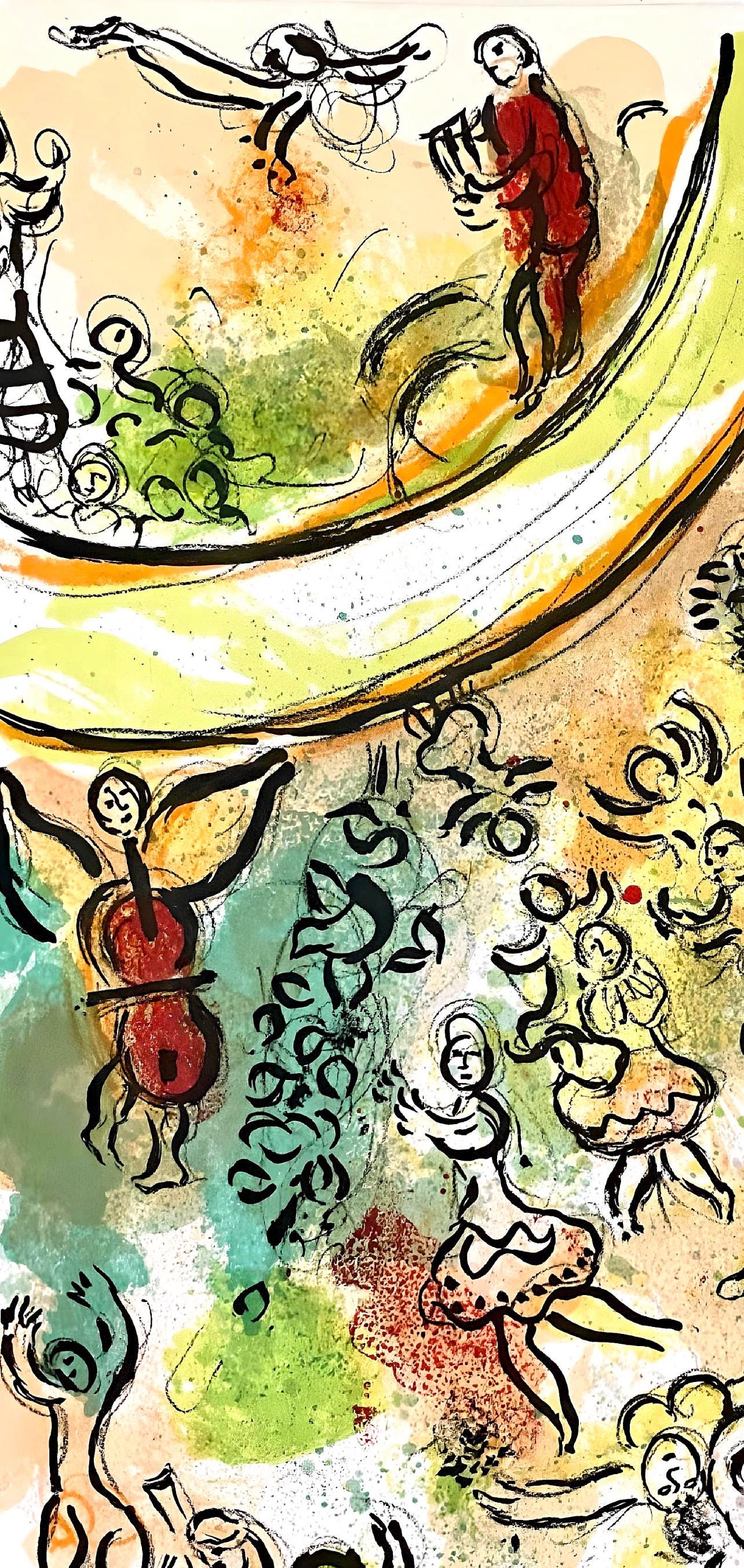 Marc Chagall, Composition (Cramer 61), Le Plafond de l'Opéra de Paris, Limited Edition Lithograph