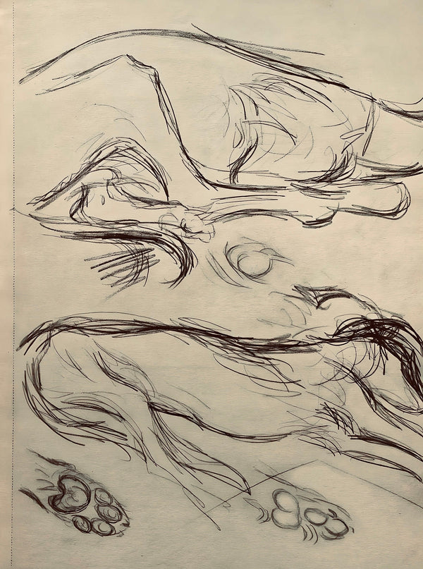 Pablo Picasso, Composition, Carnet de dessins de Picasso, Cahiers d’Art, Limited Edition Lithograph