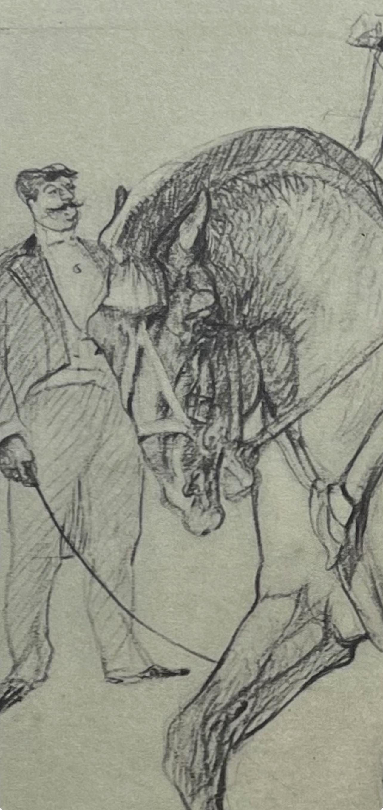 Henri de Toulouse-Lautrec, Bareback Rider, Henri de Toulouse-Lautrec, At the Circus, Limited Edition Lithograph