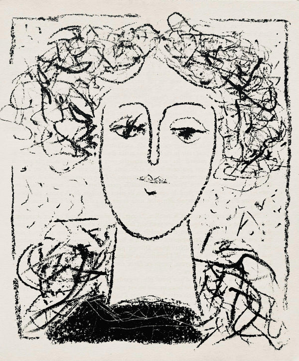 André Marchand, Composition, pierre ã feu provence noire, Limited Edition Lithograph