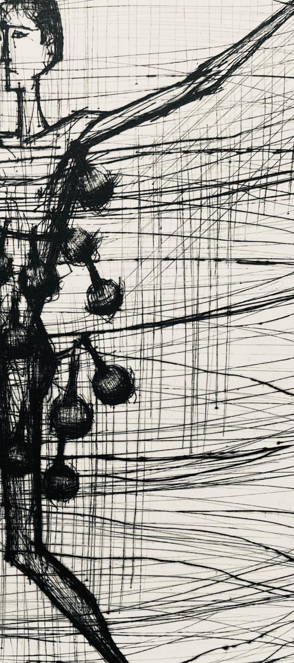 Bernard Buffet, Composition (Reinz 208-222), Voyages Fantastiques, Limited Edition Etching