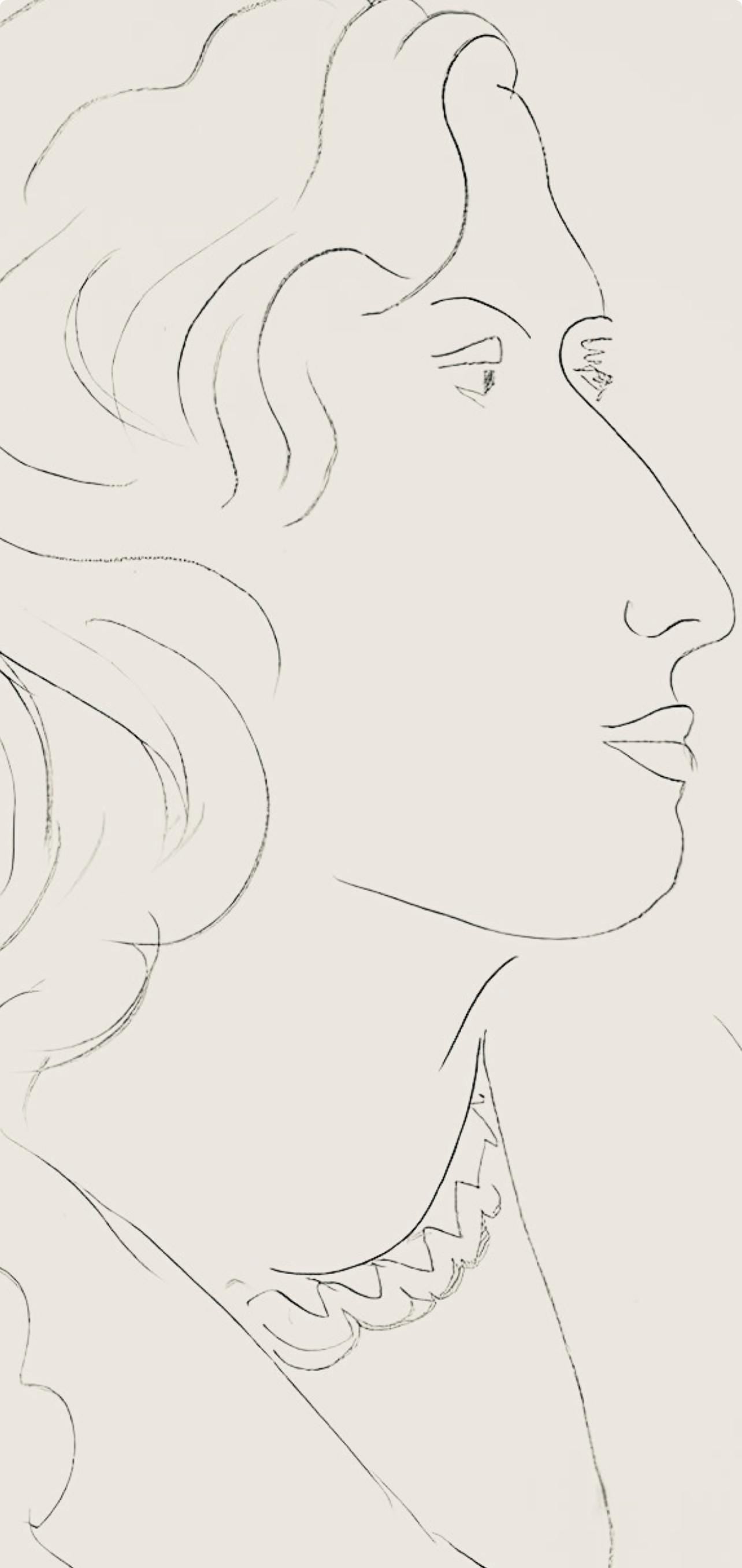 Henri Matisse, Série O, var. 4 (Duthuit 9), Henri Matisse, Dessins, Thèmes et variations, Limited Edition Lithograph