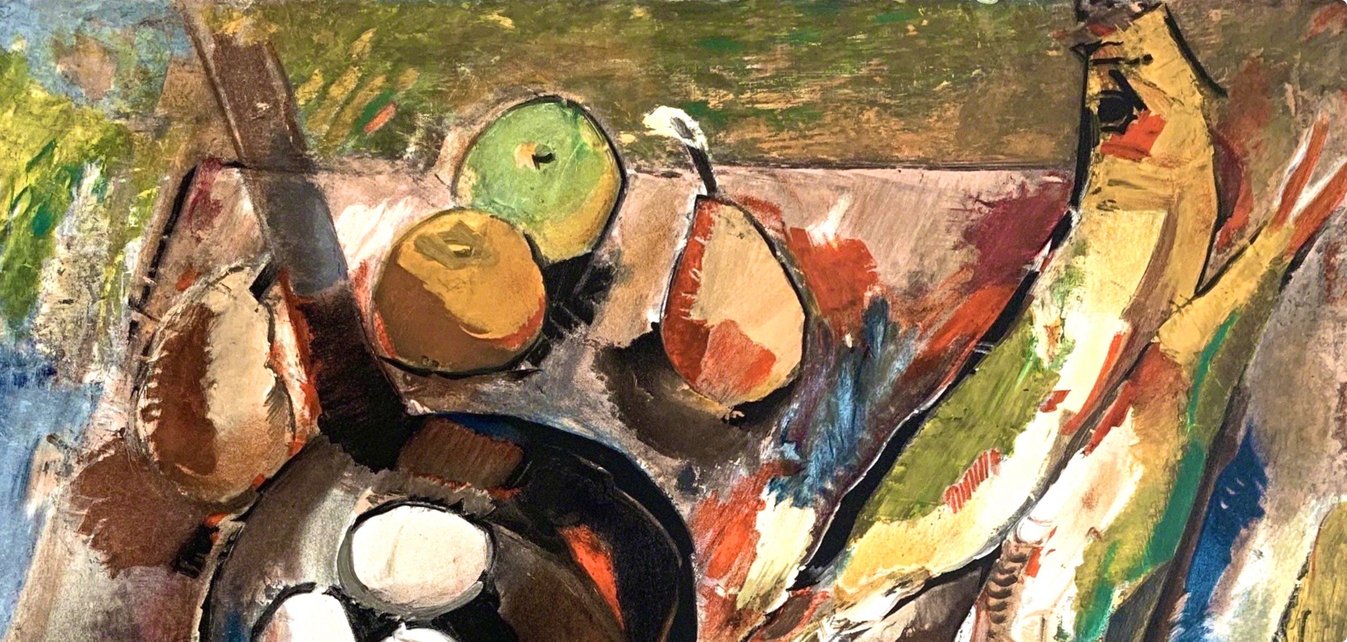 Charles Dufresne, Nature morte fruits et légumes, Dufresne, Collection Pierre Lévy, Limited Edition Lithograph
