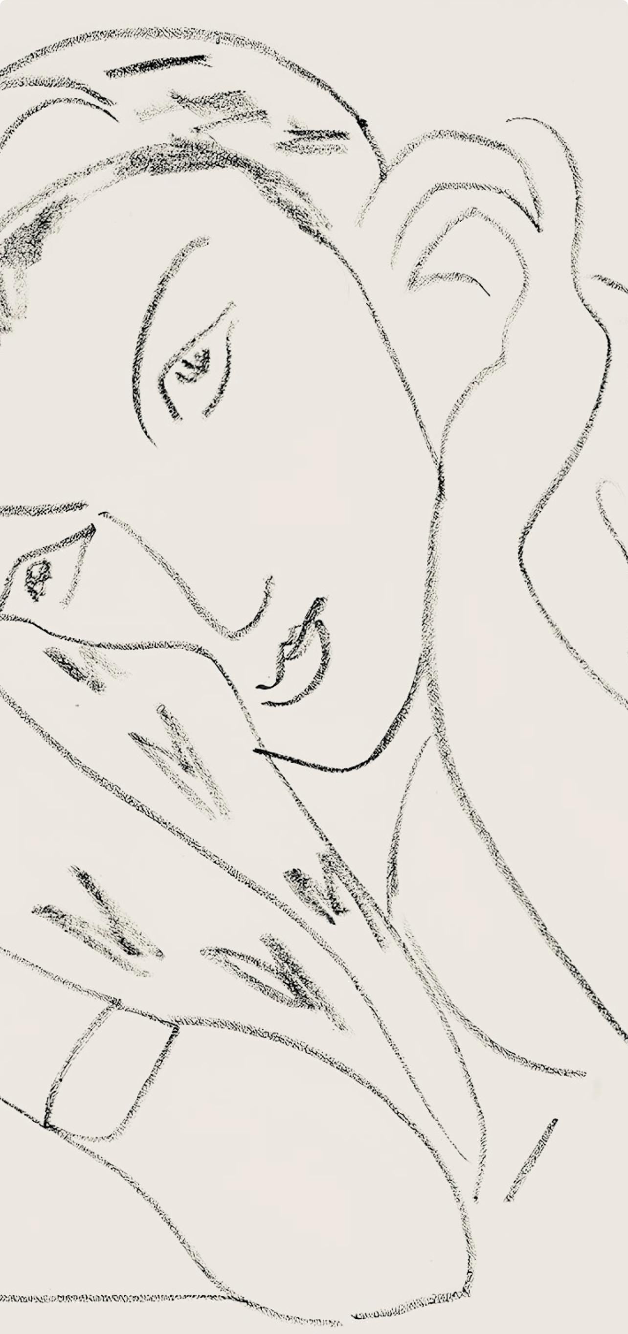 Henri Matisse, Série L, var. 11 (Duthuit 9), Henri Matisse, Dessins, Thèmes et variations, Limited Edition Lithograph