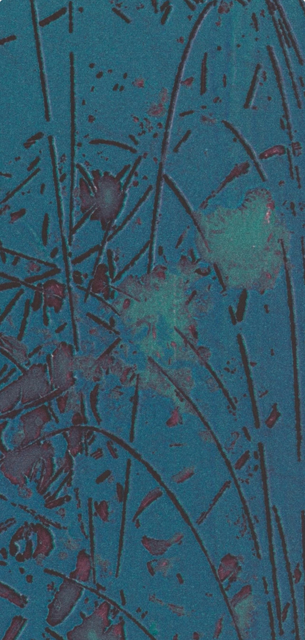 Stanley William Hayter, Composition, Feuilles éparses, Limited Edition Etching