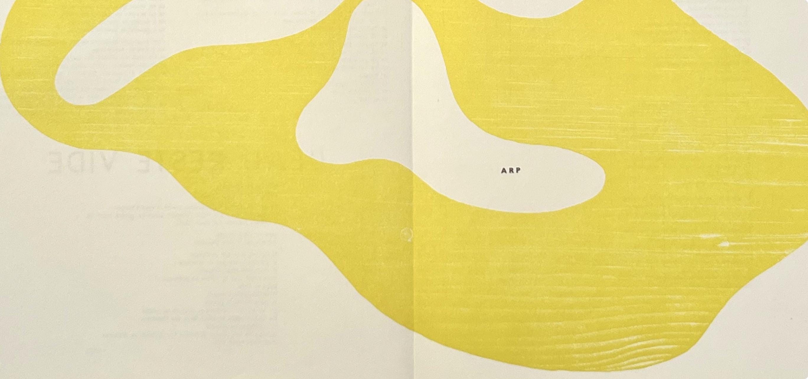 Hans Jean Arp, Composition, Derrière le miroir, Limited Edition Woodcut