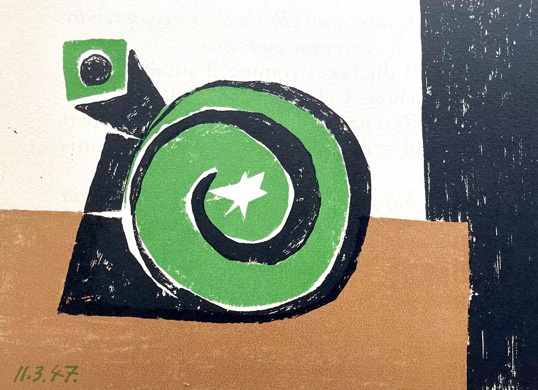 Pablo Picasso, Composition (Cramer 88), Dans l'Atelier de Picasso, Limited Edition Lithograph