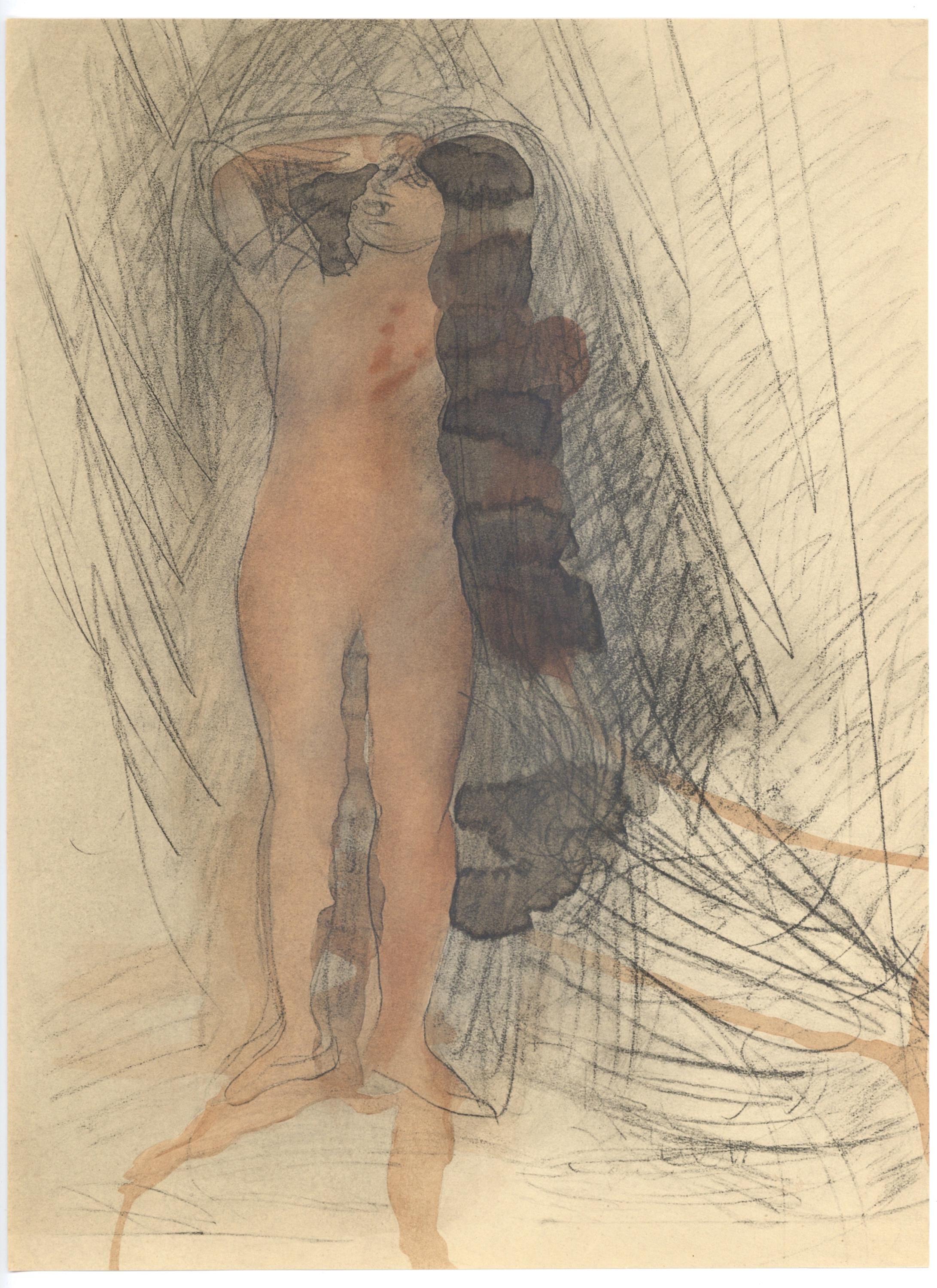 Auguste Rodin, Composition, La Varende, Rodin, Limited Edition Lithograph