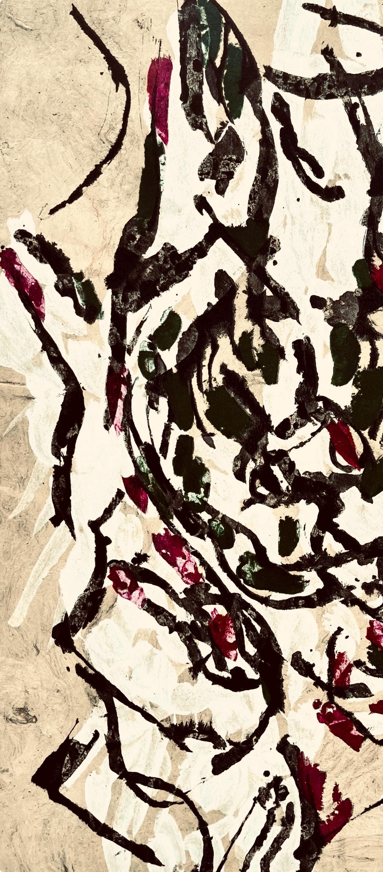 Jean-Paul Riopelle, Composition, Derrière le miroir, Limited Edition Lithograph