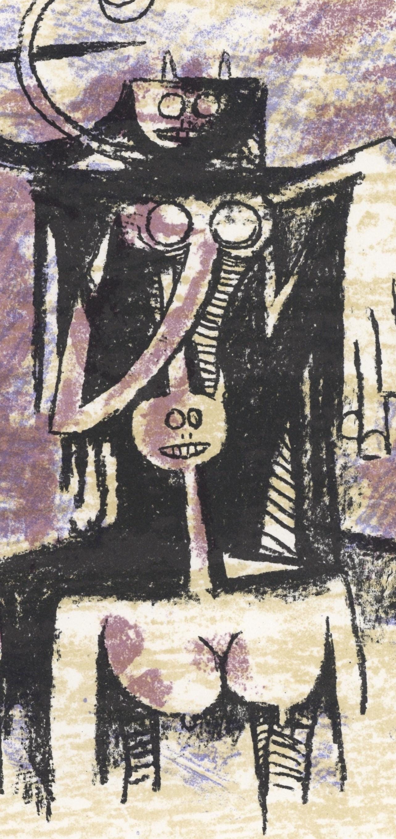 Wifredo Lam 林飛龍, Composition, XXe siècle, Limited Edition Lithograph