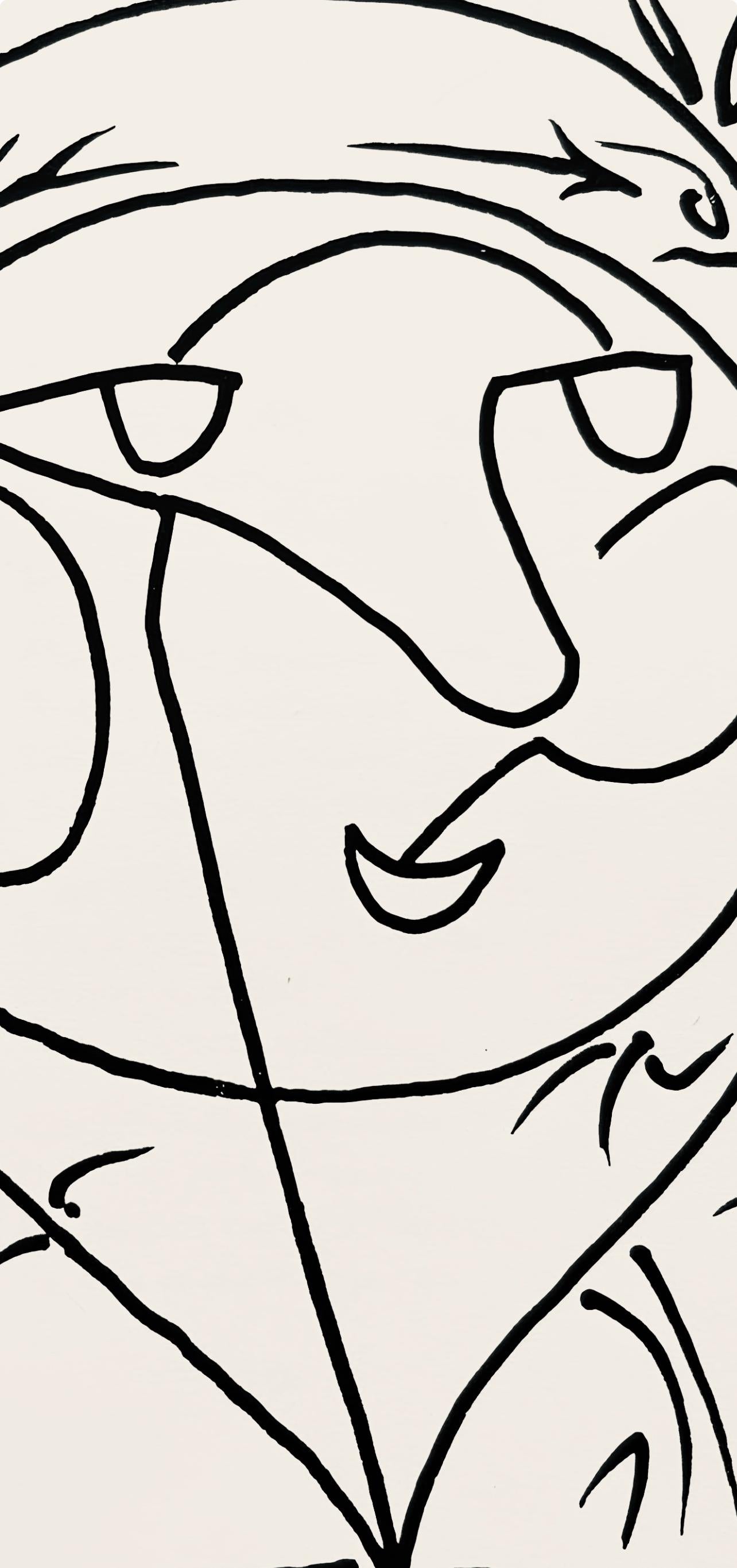Françoise Gilot, Composition, Pouvoir tout dire, poèmes, illustrés par Françoise Gilot, Limited Edition Lithograph