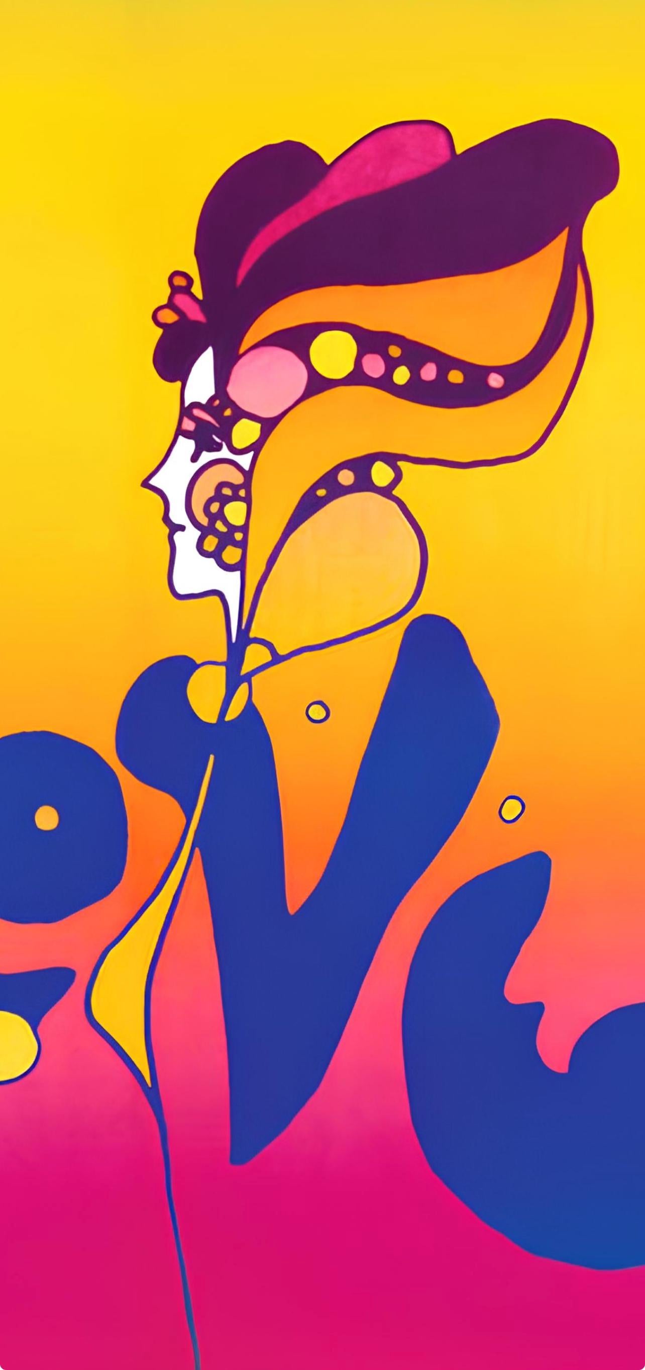 Peter Max, Berlin Love, 1993, Hand Signed, Official Edition Offset Lithograph